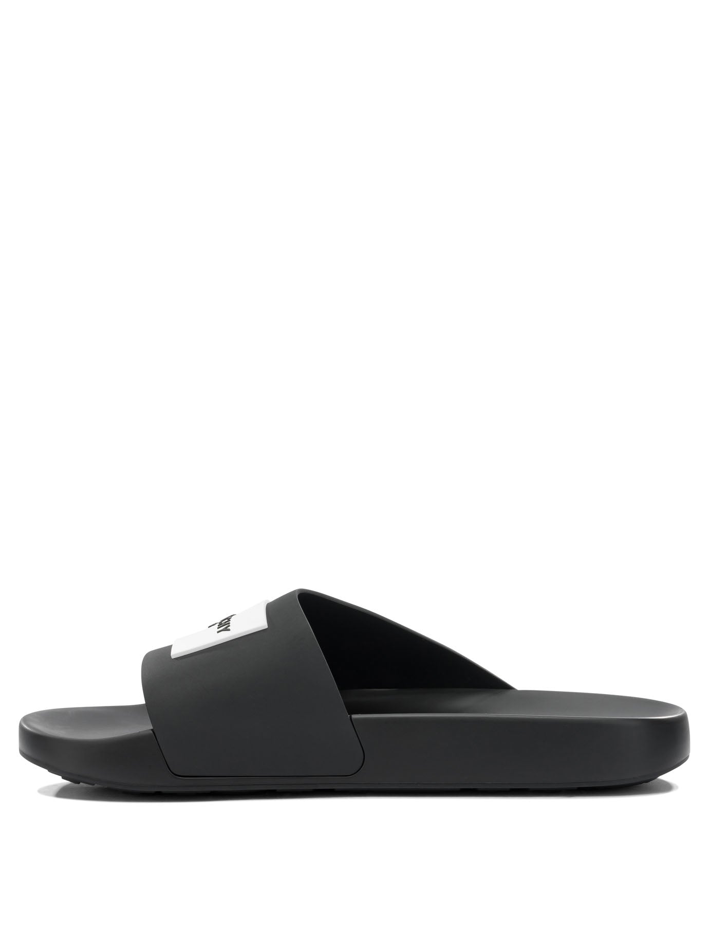 "Label" Slides Sandals