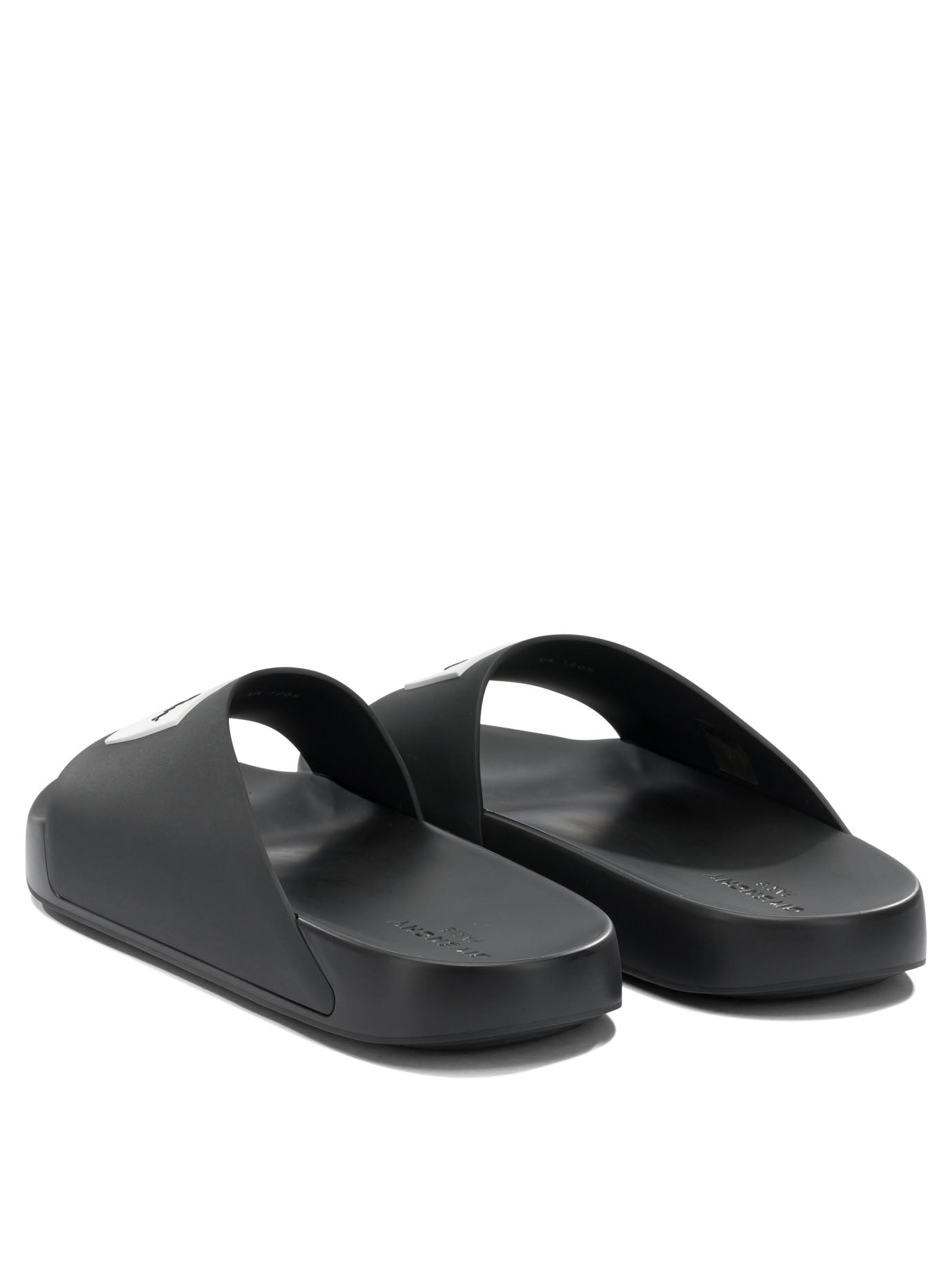 "Label" Slides Sandals