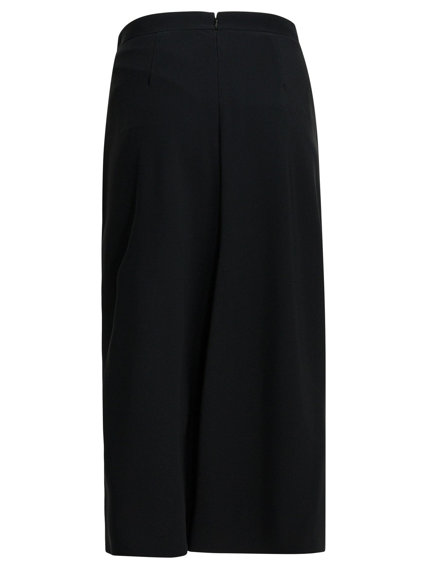 Draped crepe cady midi skirt Skirts