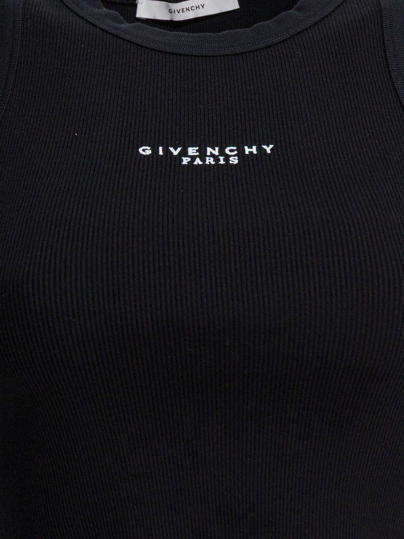 Cropped tank top with logo Tops