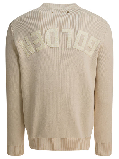 "Golden" crewneck sweater Knitwear