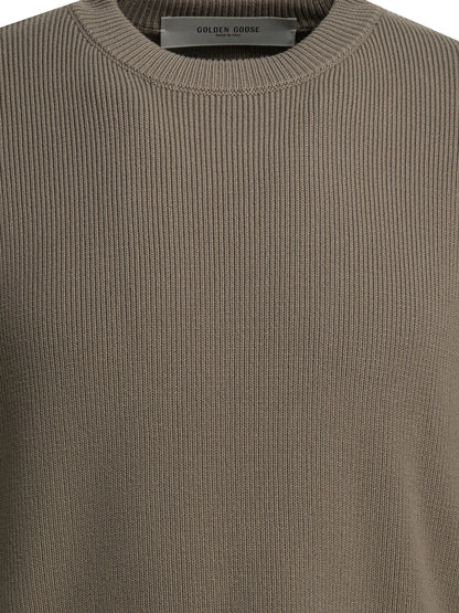 "Golden" crewneck sweater Knitwear