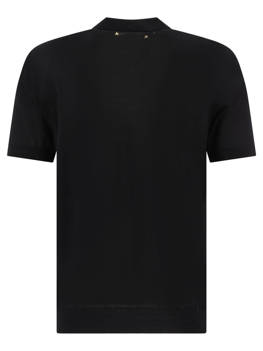 Merino wool button-down polo shirt Polo shirts