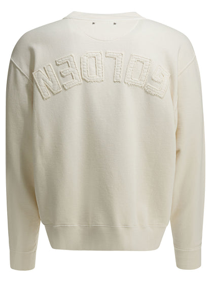 Crewneck sweatshirt with reverse logo Sweatshirts