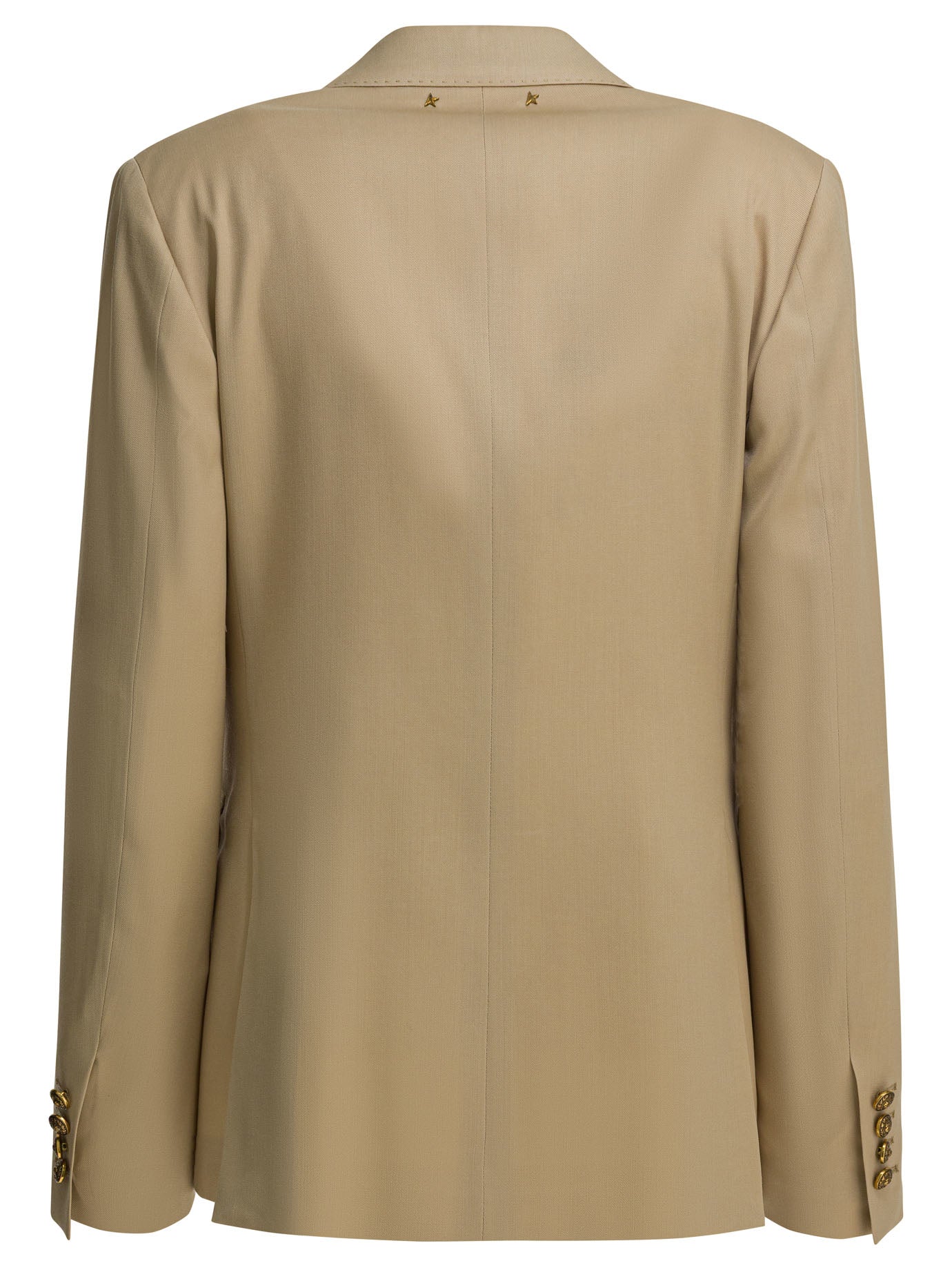 Double-breasted blazer in virgin wool Jackets and Coats