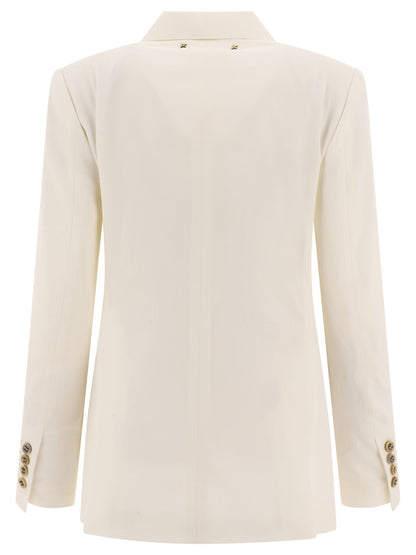 Double-breasted blazer in virgin wool Jackets and Coats