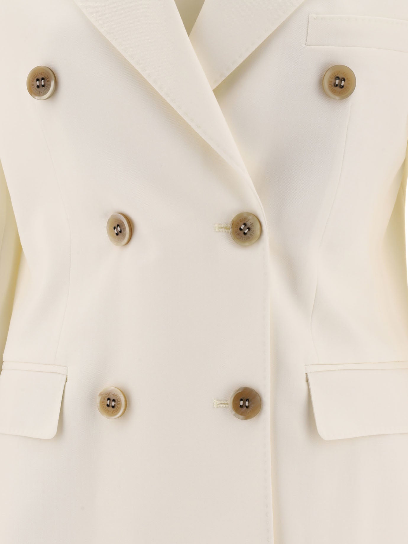 Double-breasted blazer in virgin wool Jackets and Coats