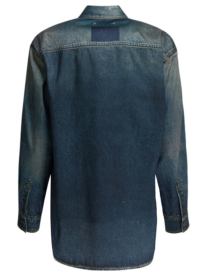Denim overshirt jacket Jackets and Coats