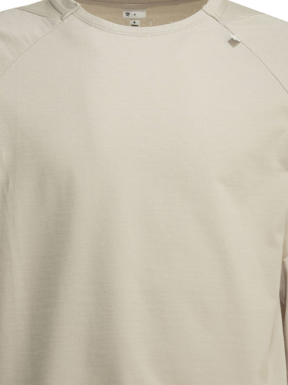 "Paneled Mesh L/S" Crew-neck T-shirt T-shirts