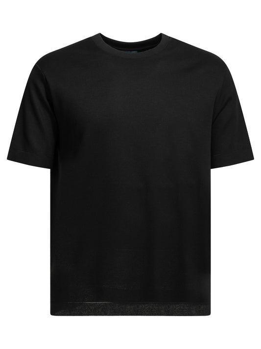 "E Polo" crew-neck T-shirt T-shirts