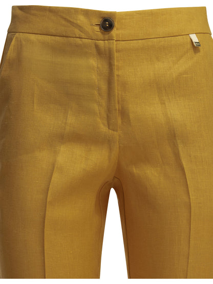 Linen tailored pants Trousers