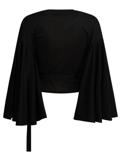 Casual wrap-around top Tops