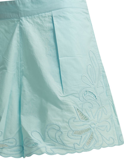 Embroidered shorts Shorts