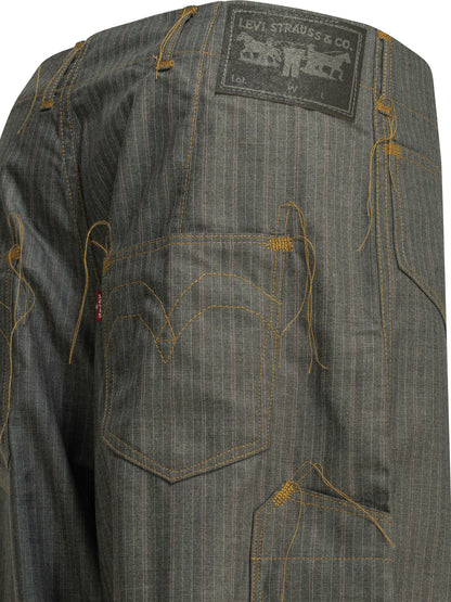 Casual pinstripe pants Trousers