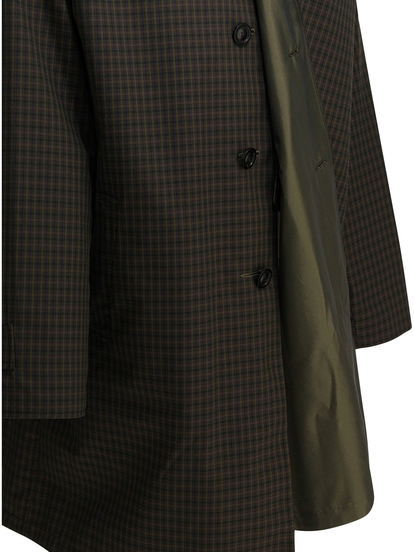Plaid raincoat Jackets and Coats