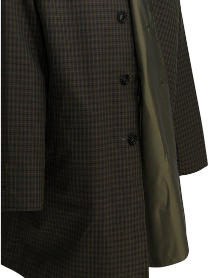 Plaid raincoat Jackets and Coats