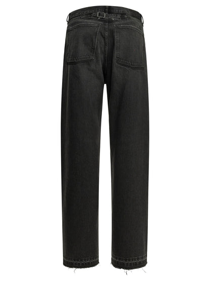 "Memory of the Hem" Straight-leg jeans Jeans