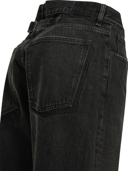 "Memory of the Hem" Straight-leg jeans Jeans