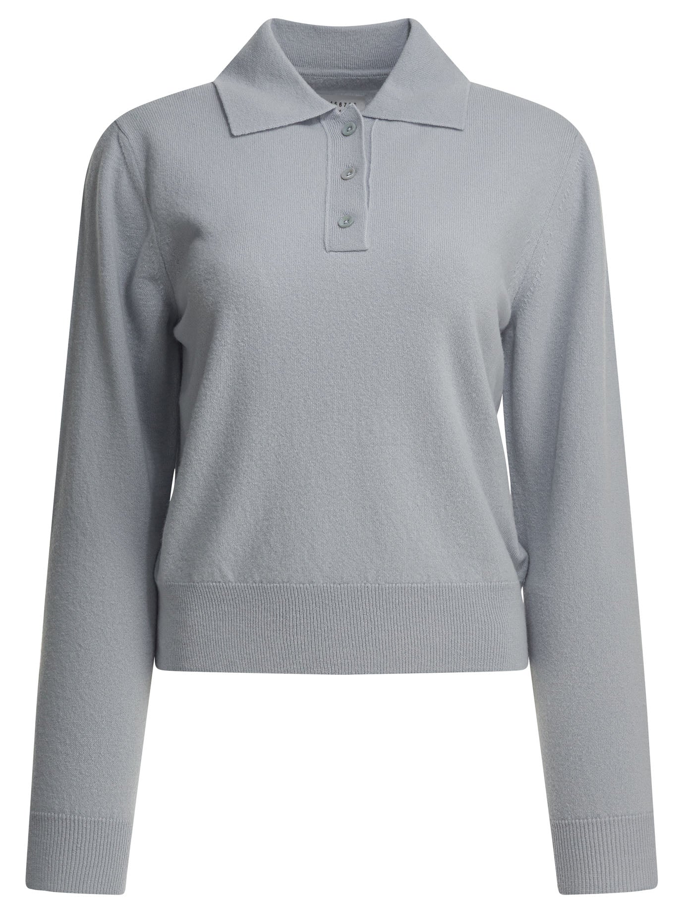 Virgin wool polo sweater Knitwear