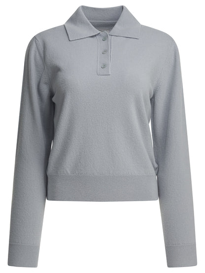 Virgin wool polo sweater Knitwear