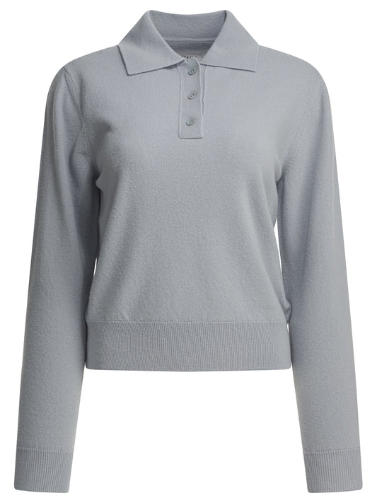 Virgin wool polo sweater Knitwear