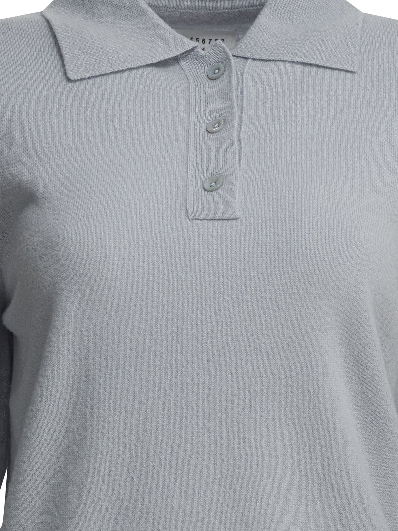 Virgin wool polo sweater Knitwear