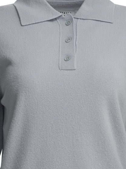 Virgin wool polo sweater Knitwear