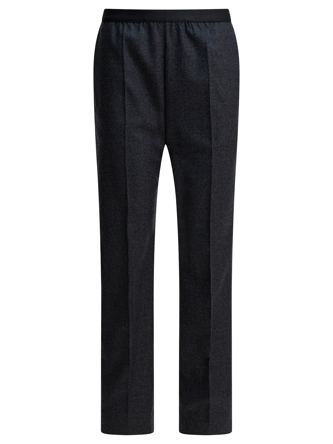 Straight-leg pants in wool Trousers