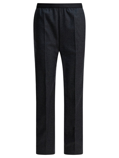 Straight-leg pants in wool Trousers