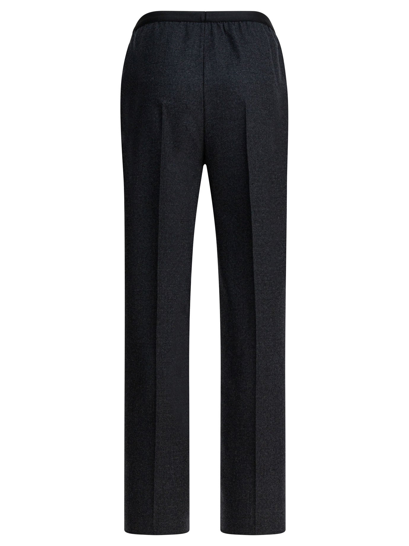 Straight-leg pants in wool Trousers
