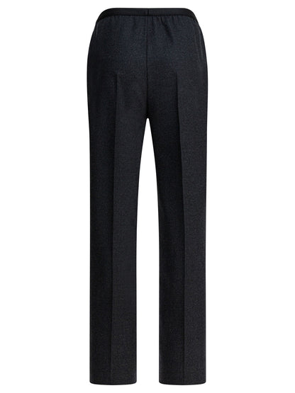 Straight-leg pants in wool Trousers