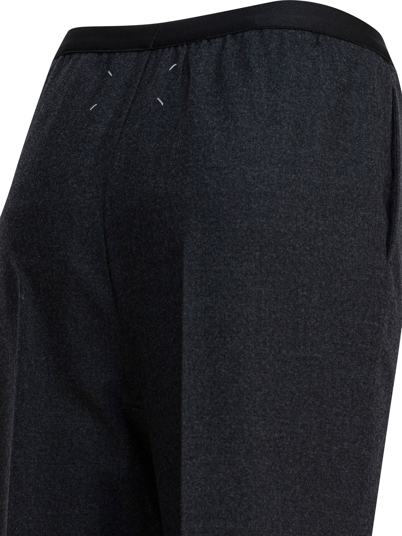 Straight-leg pants in wool Trousers