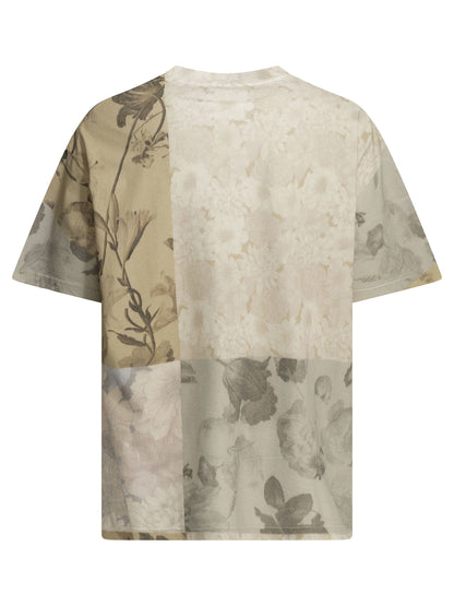Floral crewneck T-shirt T-shirts