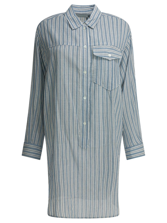 Striped chemisier dress Dresses