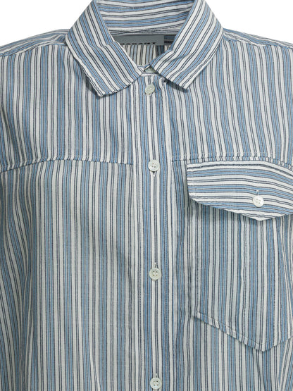 Striped chemisier dress Dresses