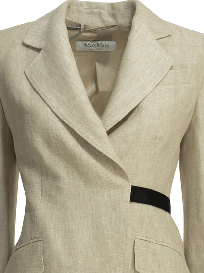 Linen double-breasted blazer Jackets and Coats
