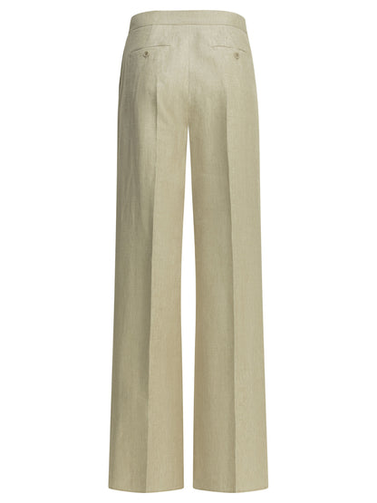 Linen tailored pants Trousers
