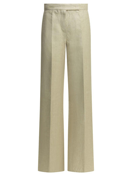 Linen tailored pants Trousers