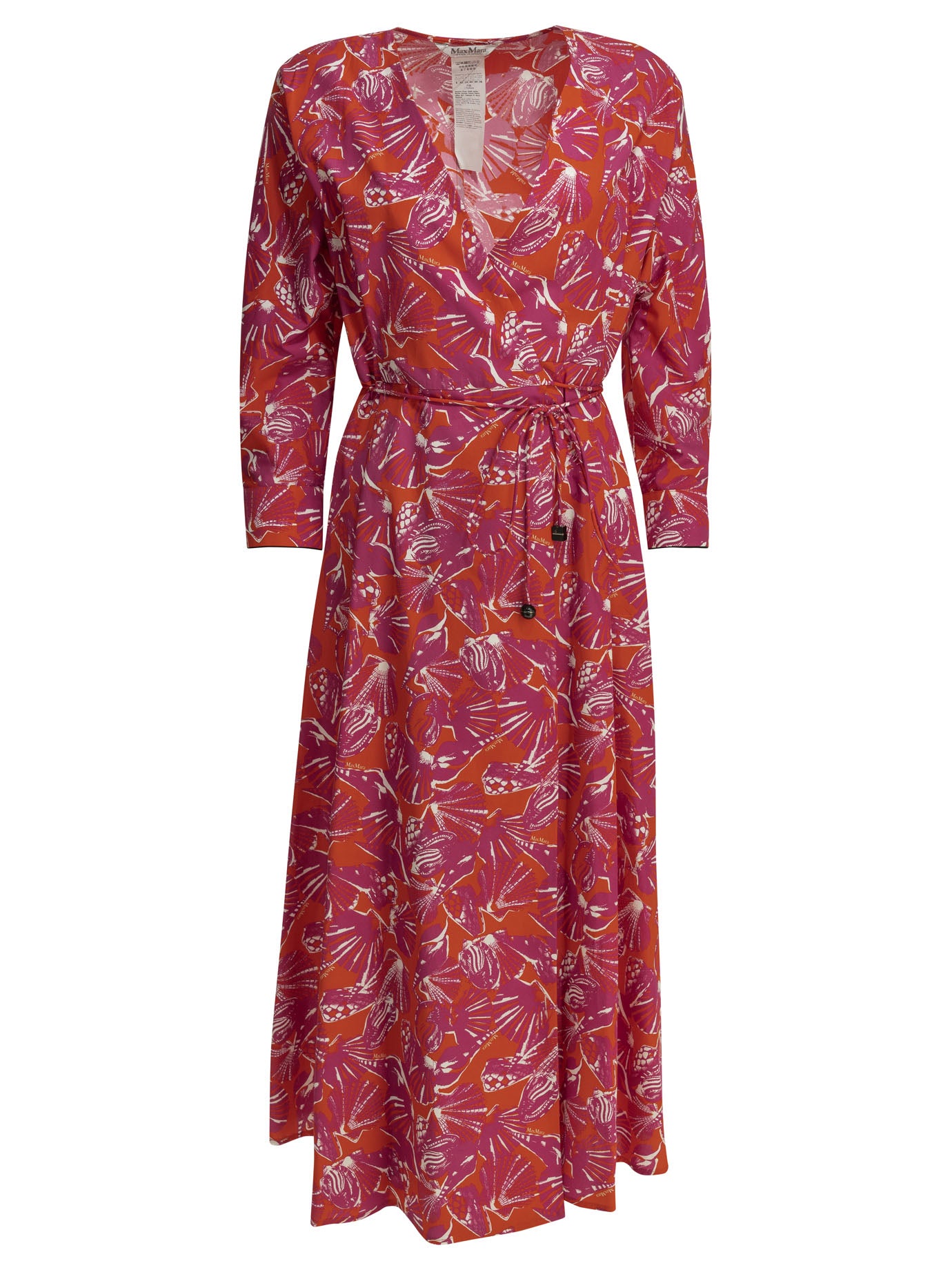 Floral A-line midi dress Dresses