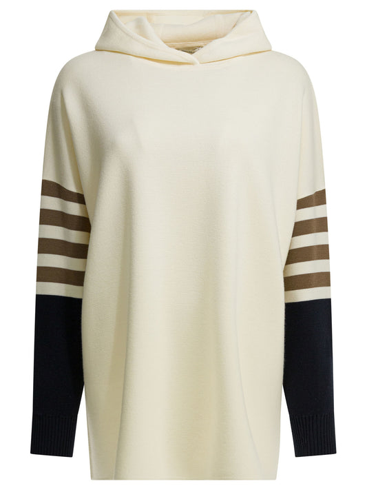Virgin wool hooded sweater Knitwear