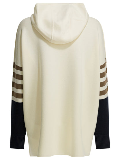 Virgin wool hooded sweater Knitwear