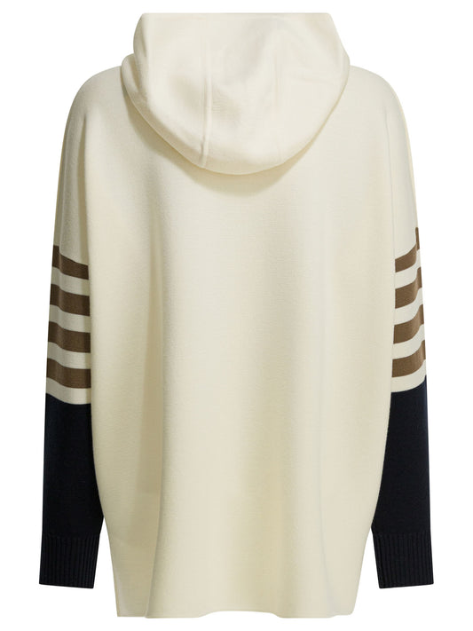 Virgin wool hooded sweater Knitwear