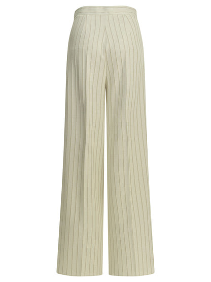Tailored pinstripe pants Trousers
