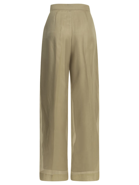 Silk tailored pants Trousers