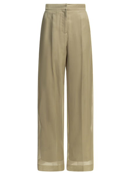 Silk tailored pants Trousers