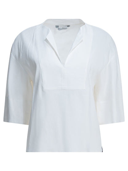 Linen blend blouse Shirts