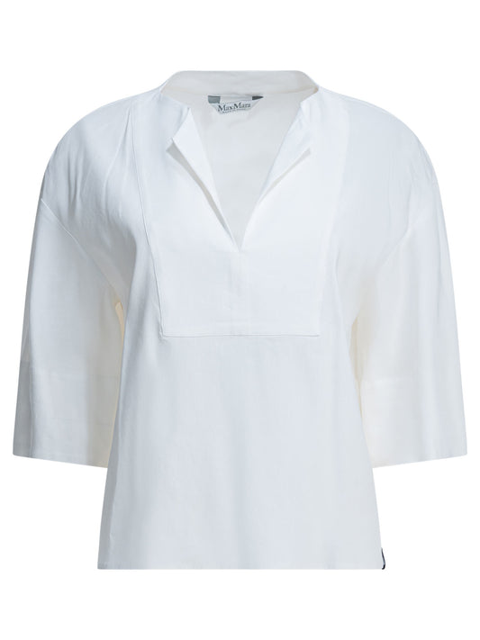 Linen blend blouse Shirts