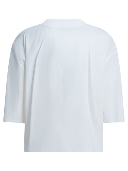 Linen blend blouse Shirts