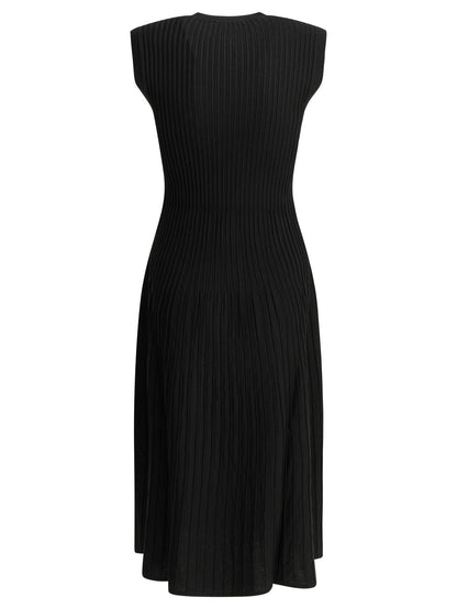 Flared midi dress Dresses