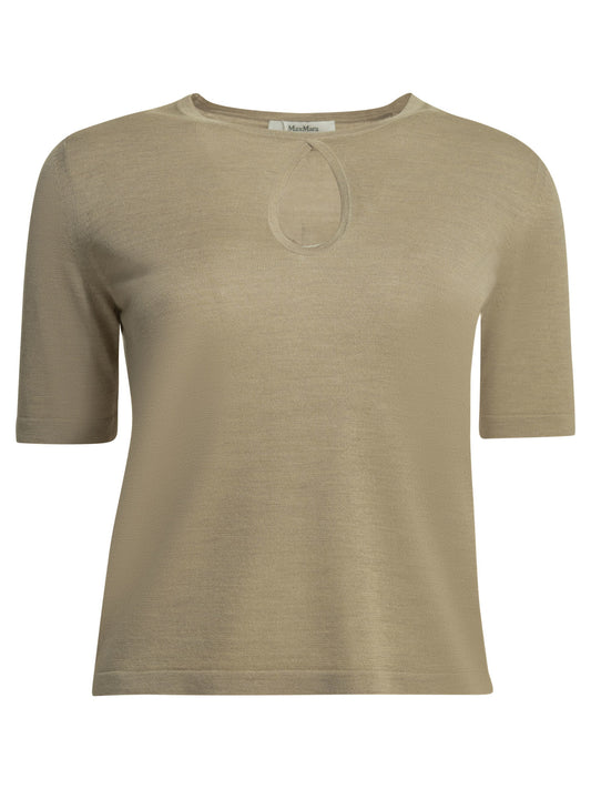 Silk blend round neck sweater Knitwear
